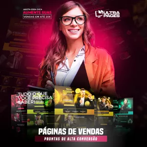 Pack de Página de Vendas Prontas 100% editáveis Pack Templates Elementor